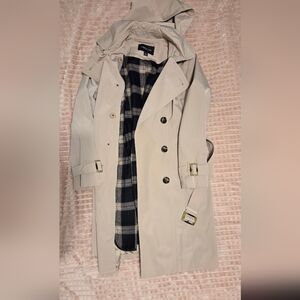 London Fog Light Tan Trench Coat